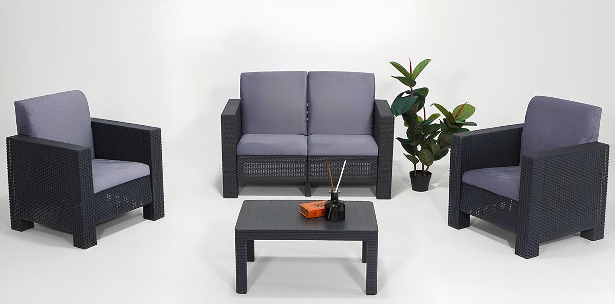 Gartegarnitur Gartensofa Deisgner Couchtisch Edler Sessel