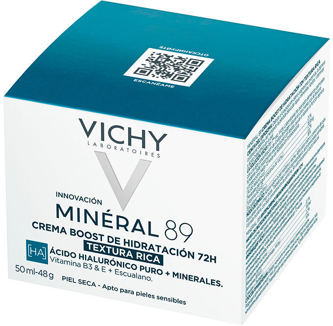 Vichy Laboratoires Minéral 89 Crème hydratante riche 72H 50 ml