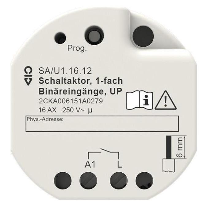 ABB SA/U1.16.12 Schaltaktor 1fach UP (Schaltaktor) (2CKA006151A0279)
