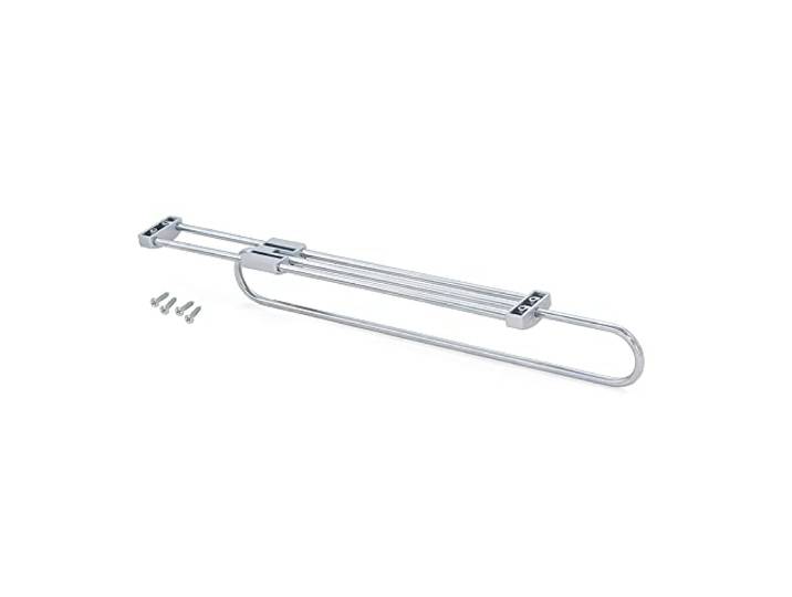 Emuca 6210625 garderobe-uitschuifbaar voor kledingkast, lengte 450 mm