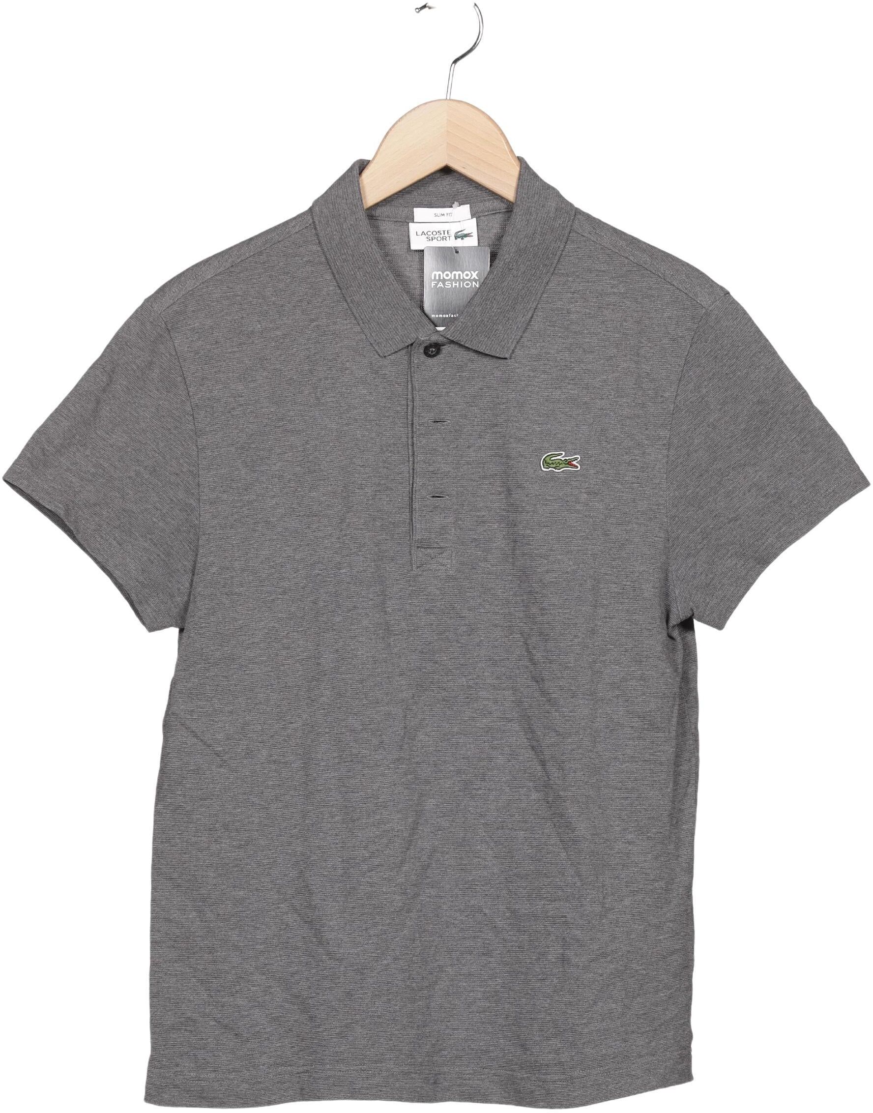 Lacoste Sport Herren Poloshirt, Grau, Gr. M (Lacoste 4), Baumwolle - Second Hand