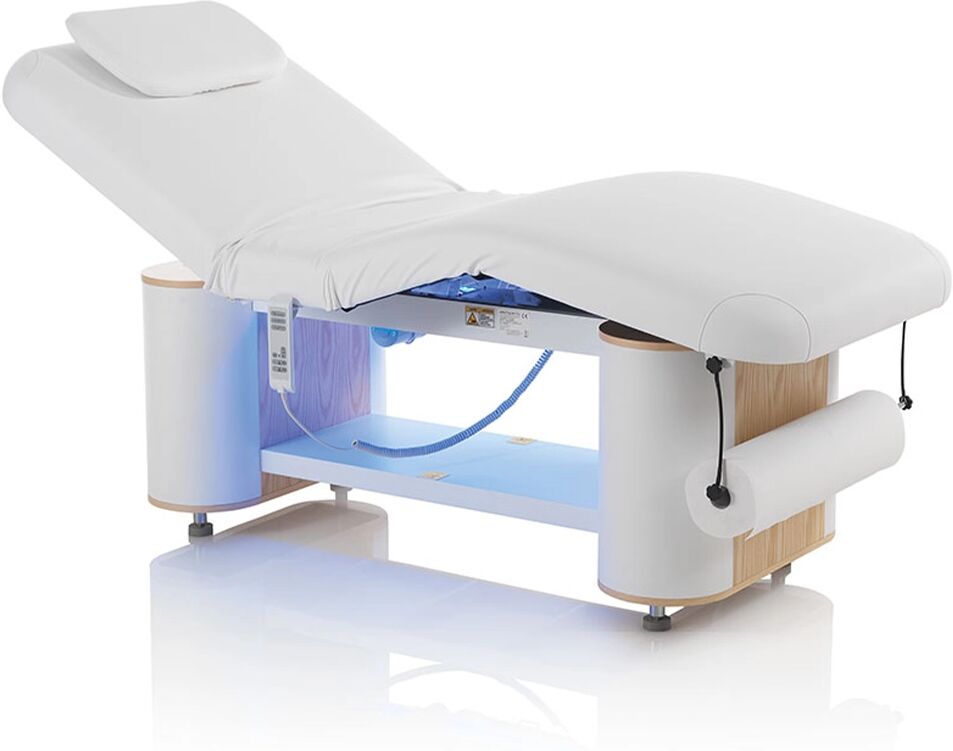 Xanitalia Lettino Elettrico 3 Motori con Cromoterapia per Centro Estetico, Spa e Wellness Baltic Wood Spa XaniPro