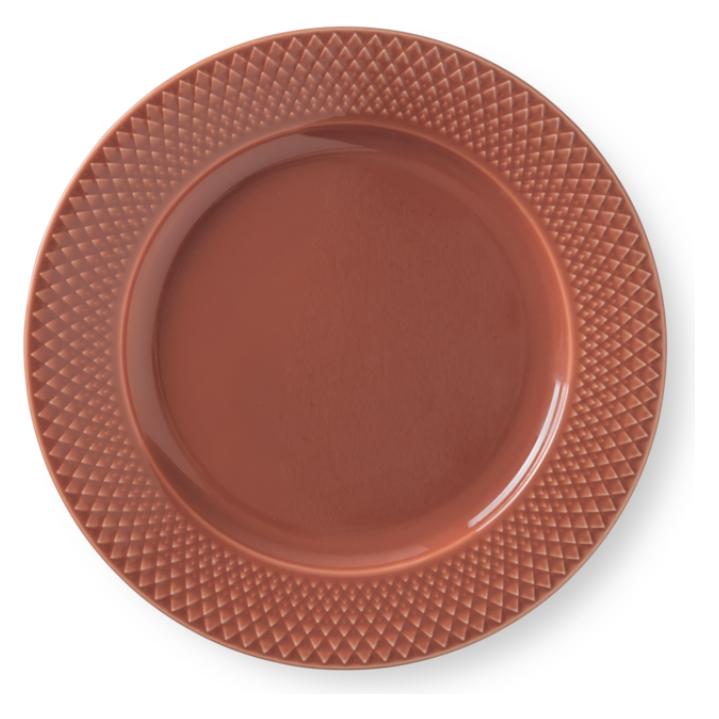 Lyngby Rhombe Color Teller flach (1x, 23 cm) (201935)