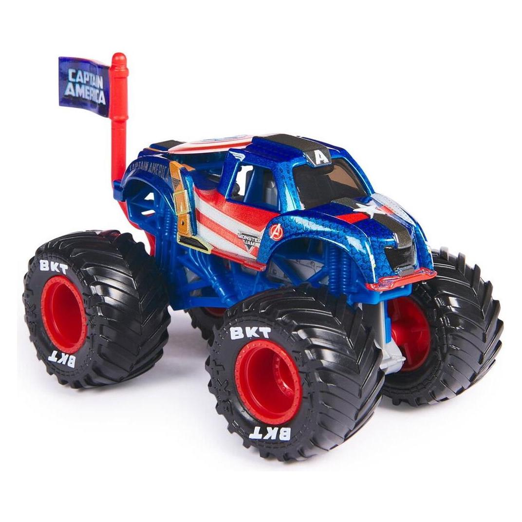 Monster Jam 1:64 Marvel Single-Captain America (6071333) (6071333)