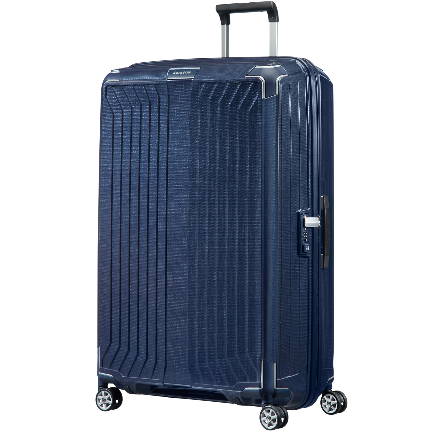 Samsonite Trolley mit 4 Rollen 81cm Lite-Box deep blue
