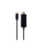 Gembird USB-C to HDMI-male adapter 4K 60Hz 2m juodas Digital/Daten Digital/Display/Video 2 m (A-CM-HDMIM-02)