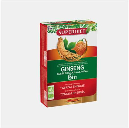 SUPER DIET GINSENG GELEIA REAL BIO 20 AMPOLAS
