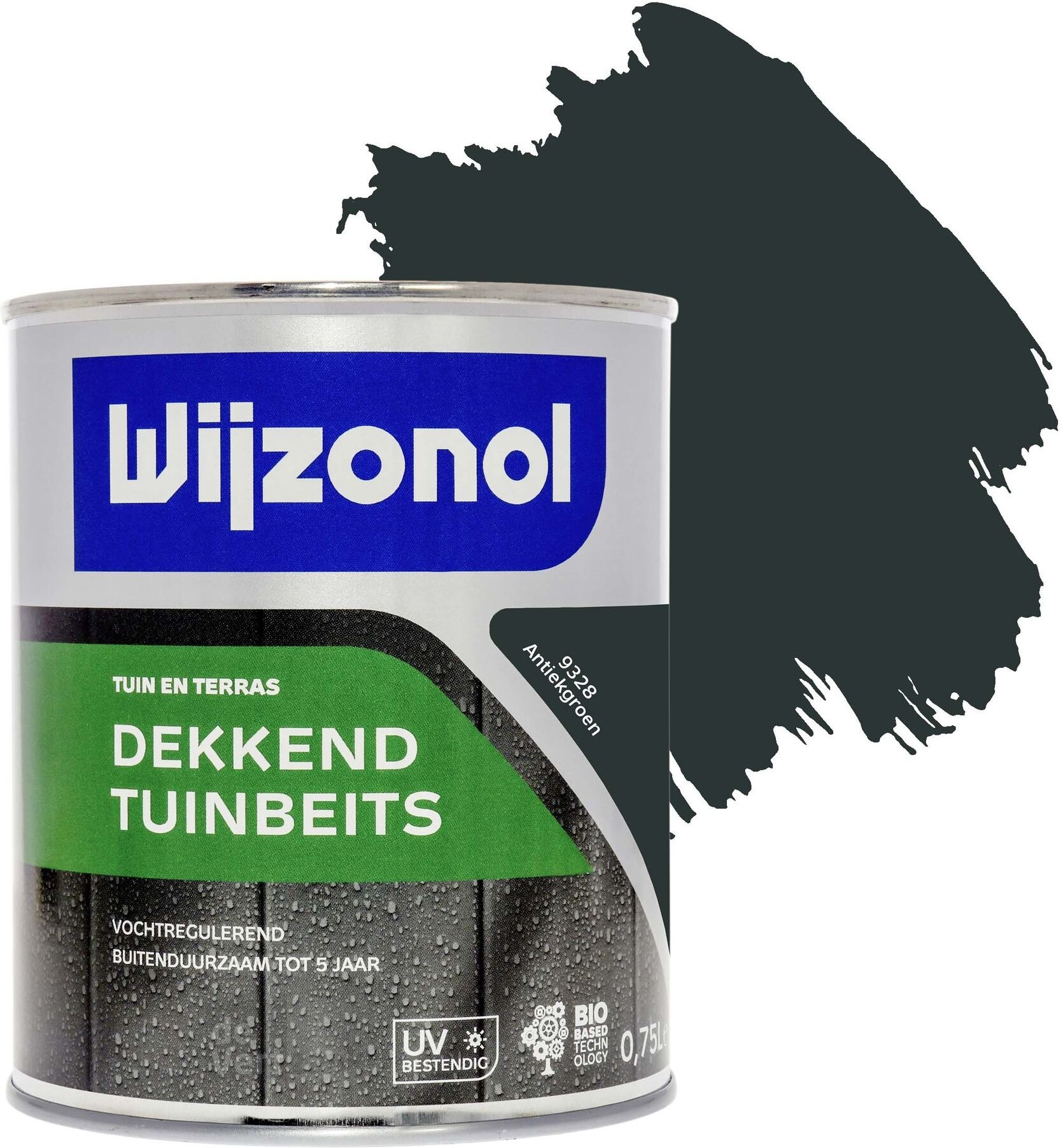 Wijzonol Dekkend Tuinbeits - Antiekgroen