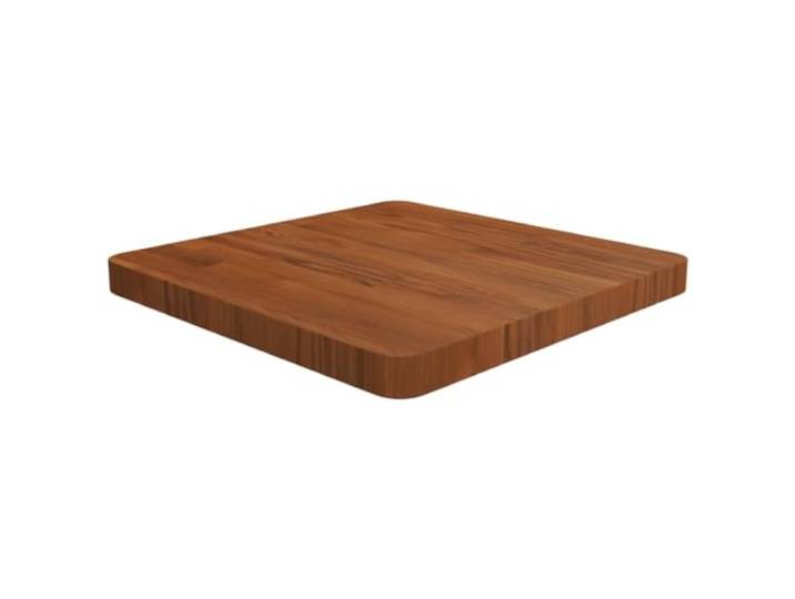 vidaXL Tafelblad vierkant 50x50x4cm behandeld eiken donkerbruin