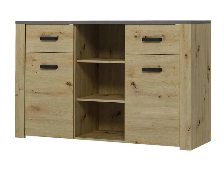 Xlmoebel Kombikommode Rustikale Holzkommode im Landhausstil mit viel Stauraum (Kommode, 1 St., Kommode), Hergestellt in Europa
