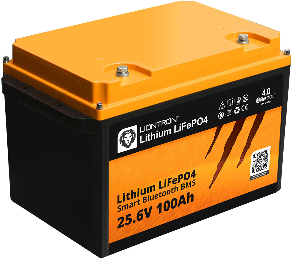 LIONTRON LiFePO4 25,6V 100Ah LX Smart BMS met Bluetooth Marineversie