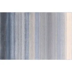 TEPGO Wollteppich Tadschik hellblau 80x150 cm