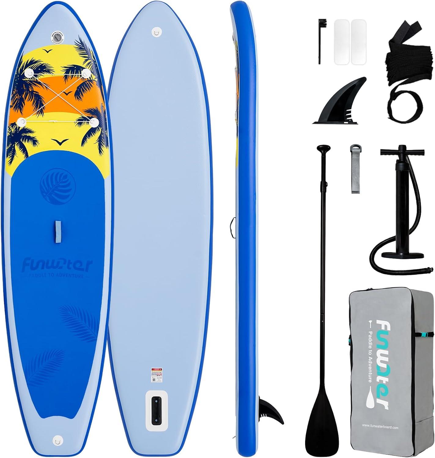 Aufblasbares SUP-Board, 11'6", Koi-Design - Gewicht: 12,5 kg