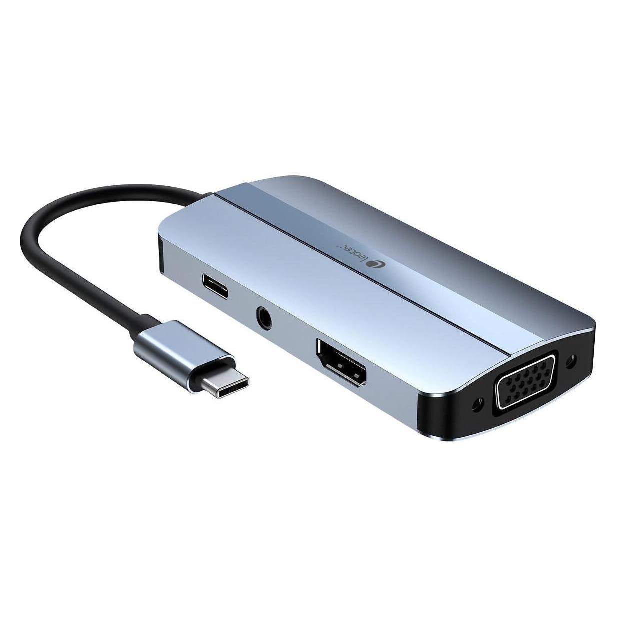Leotec DOCKING STATION 7EN1 1USB-C PD100 1USB3.0 1USB-C 1USB2.0 1HDMI (USB-C, 5 Ports) (LEDS04)