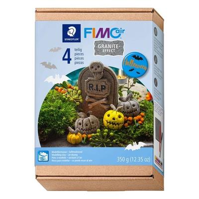 STADTLER Bastelset FIMOair 81 Set „Halloween-Grab“ FIMO®air 81 SET Lufttrocknende Modelliermasse