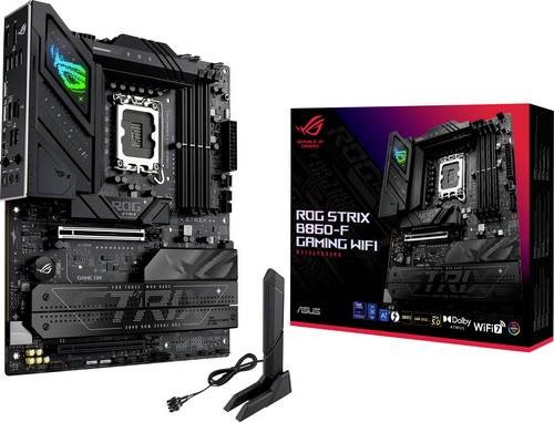 Asus ROG STRIX B860-F GAMING WIFI Mainboard Sockel (PC) Intel LGA 1851 Formfaktor (Details) ATX Mainboard-Chipsatz Intel B860