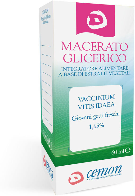CEMON Srl Vaccinium Vitis Idaea Giovani Getti Freschi - Macerato Glicerico 60ml: Benefici e Utilizzo del Macerato Glicerico