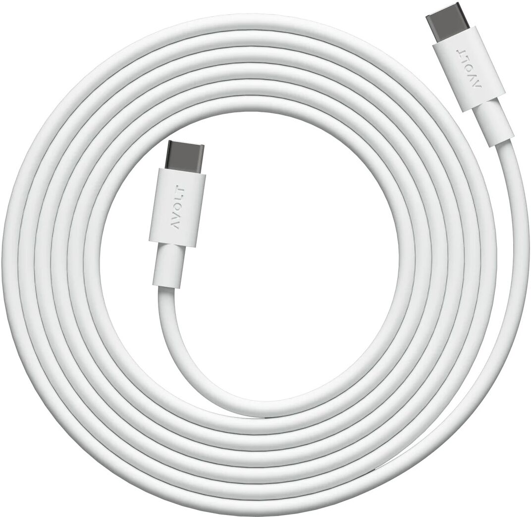 AVOLT Cable USB-C a USB-C 2 m. Opal White