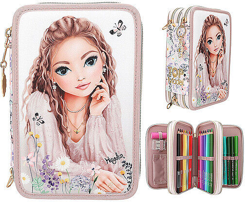 TOP MODEL 3 Fach Federtasche SUMMER FEELING B
