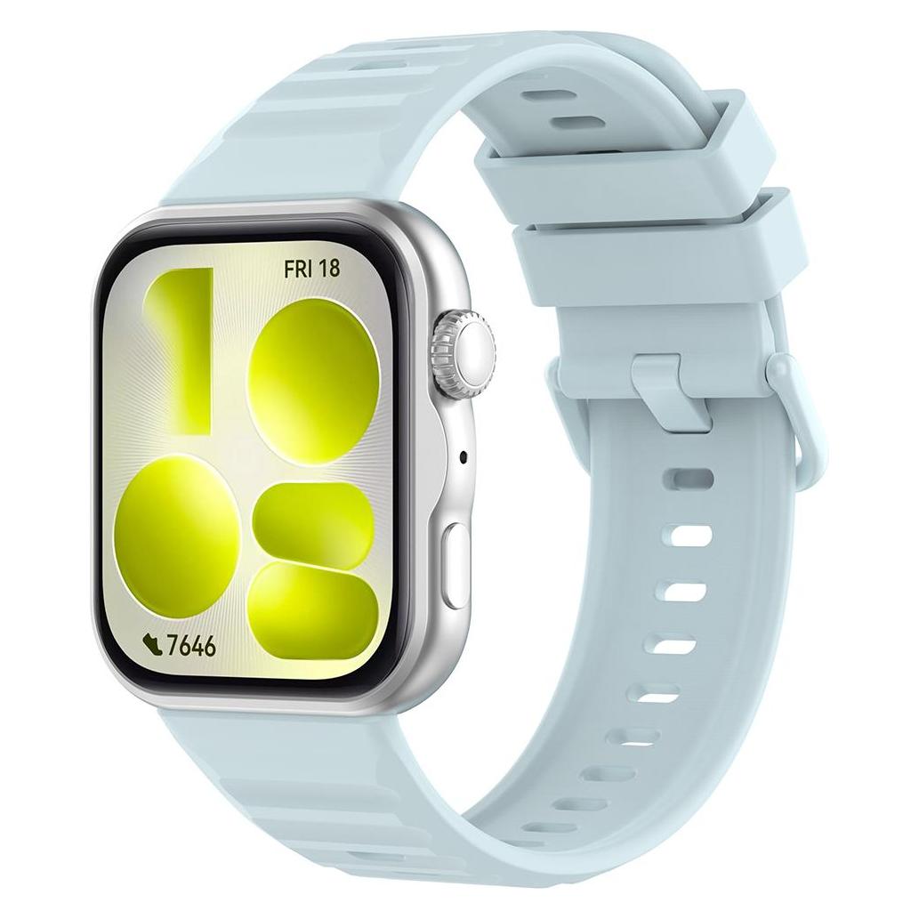 Techsuit - Watchband (W082) - Huawei Watch Fit 5 Pro - Light Blue (Silicone) (70708516)