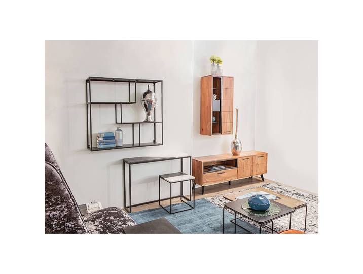 Beistelltisch Daggett I 2er-Set 40 x 45 x 40cm Schwarz
