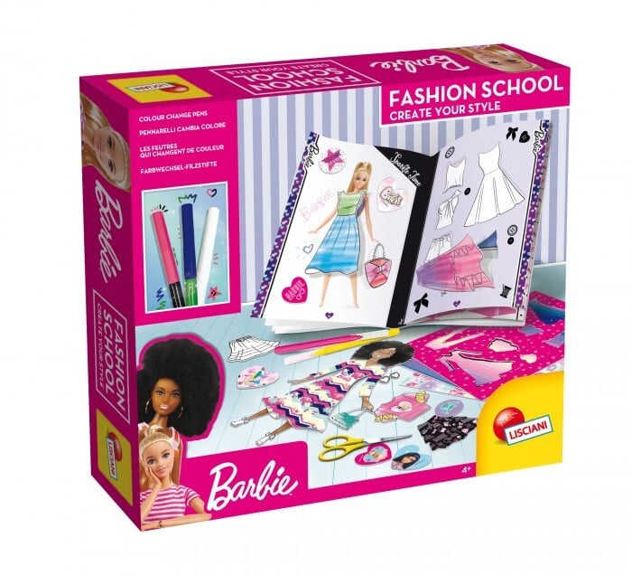 Lisciani Barbie Fashion School modedesignset voor kinderen vanaf 4 jaar