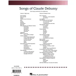 Songs of Claude Debussy, Fachbücher
