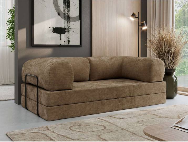 MKS MÖBEL Sofa ORSETTO, Set, Schlafsofa, HR- und T30-Schaum, stabiler Metallrahmen, flexibel konfigurierbar