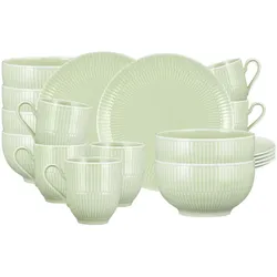Seltmann Weiden Amina Frühstücks-Set 18-teilig - Seladon