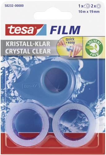 TESA Klebeband-Abroller 58232-00 Blau, Pink, Weiß Rollenbreite (max.): 19mm Rollenlänge (max.) 10m