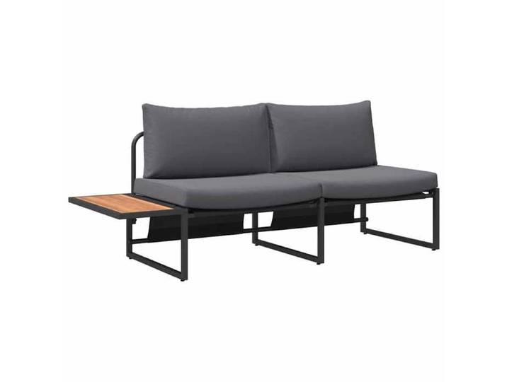 (Promo 2026)Canapé de jardin - SHIELD Canapé d'extérieur - Pour jardin - Anthracite 200 5x70x85 5cm Acier 4276249