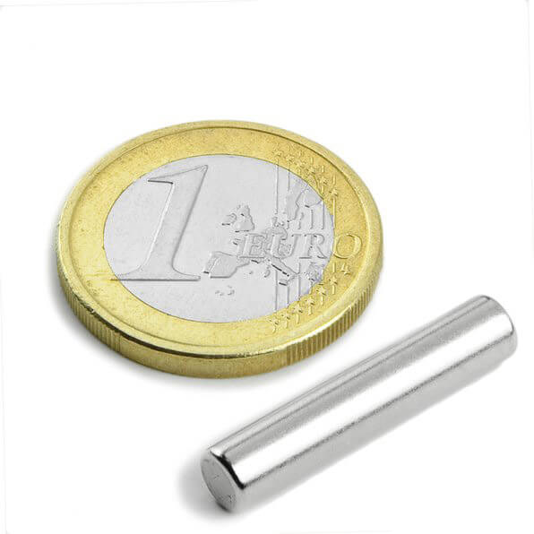 Neodym Stangmagnet 5x25 Mm – Styrke 1,10 Kg, Lang Stærk Magnet   Brisingi