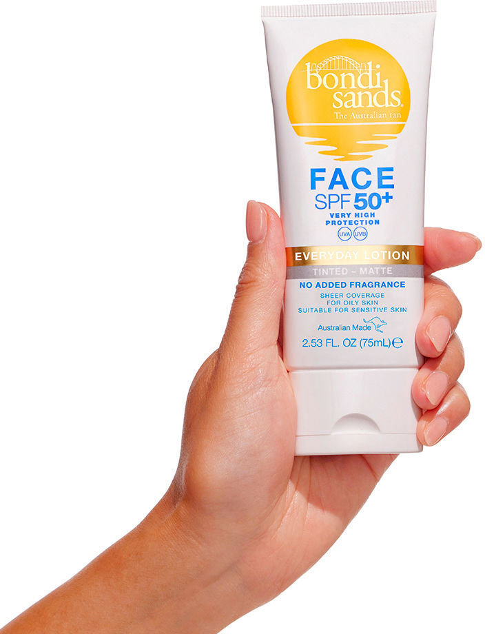 Bondi Sands Lotion teintée visage sans parfum Everyday Spf 50+ 75 ml