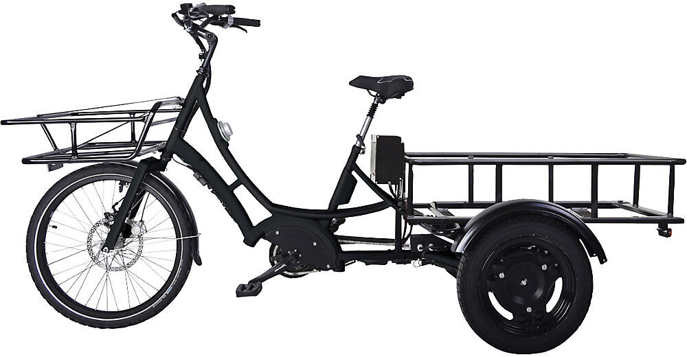 kaiserkraft Lastenfahrrad VS3E eDrive Augsburg, hydraulische Magura-Bremsen, schwarz