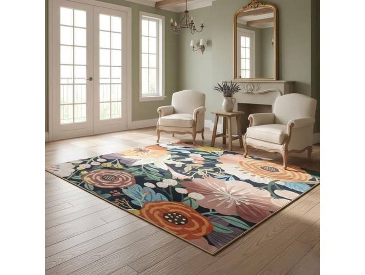 Tapis de salon Tropica Tapis moderne à motif floral tropical 200 x 290 cm