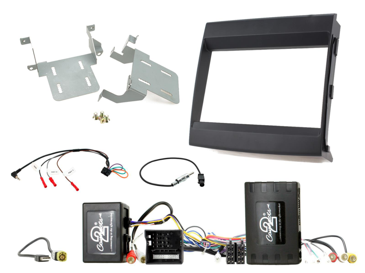 ACV Porsche 2 DIN Kit Cayenne 11-16 MOST Soundsystem, Infodapter