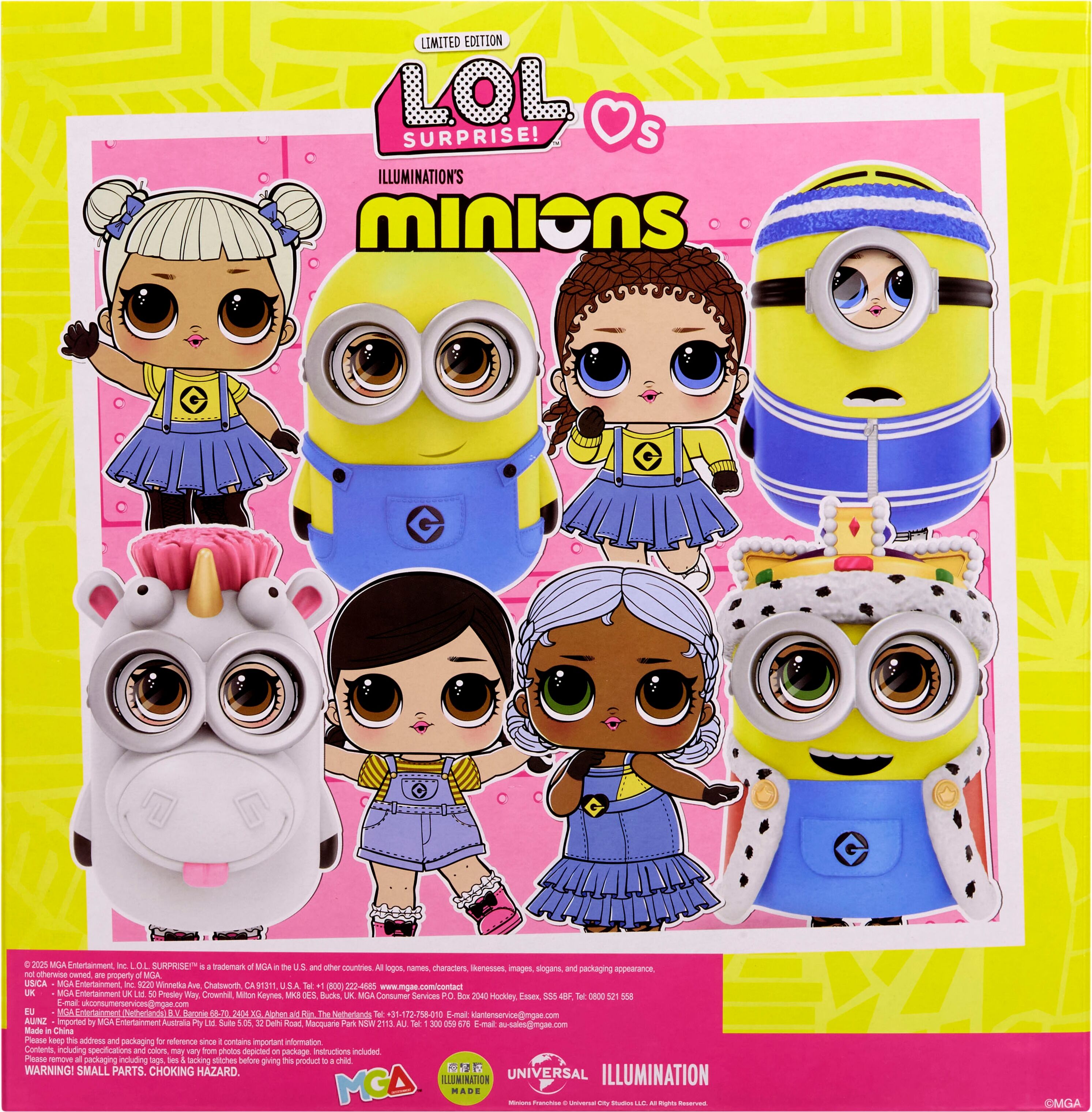 L.O.L. Surprise! Anziehpuppe L.O.L. SURPRISE "L.O.L. Surprise Loves Minions Tots", bunt, Puppen, Kinder, Anziehpuppe, Variante nicht wählbar