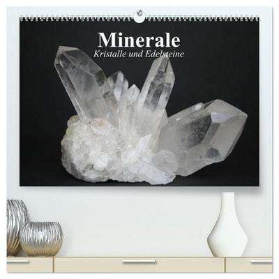 Minerale. Kristalle und Edelsteine (hochwertiger Premium Wandkalender 2027 DIN A2 quer), Kunstdruck in Hochglanz