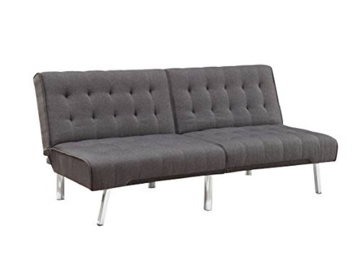 Atlantic Home Collection Schlafsofa, Stoff, Grau