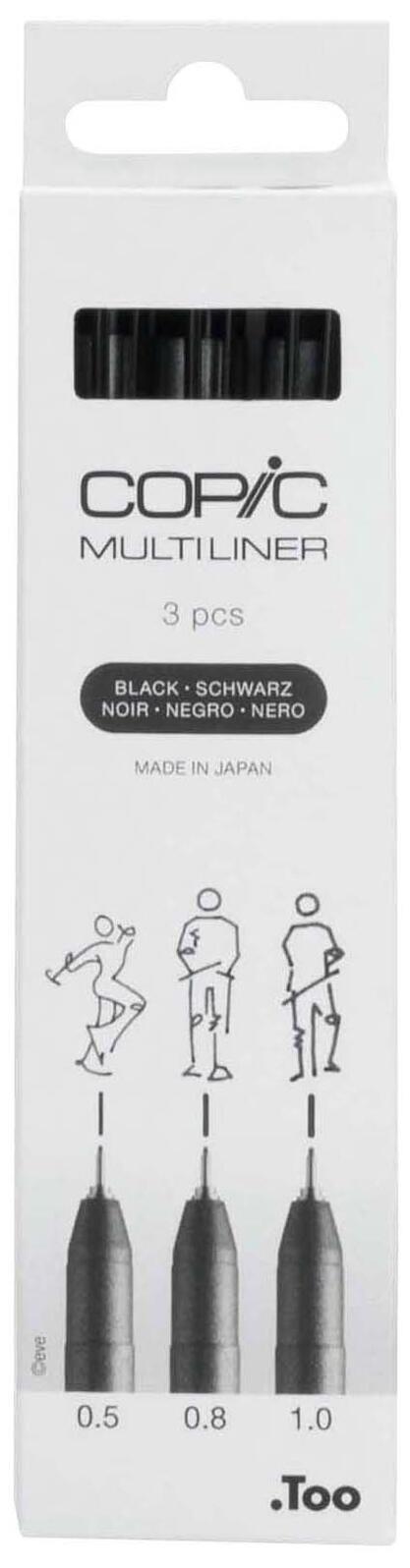 COPIC® Multiliner Fineliner Schwarz 22075632