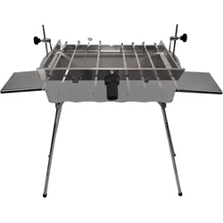 Grillpeter Schaschlik Mangal Edelstahl IDEAL mit automatischen Spießdreher