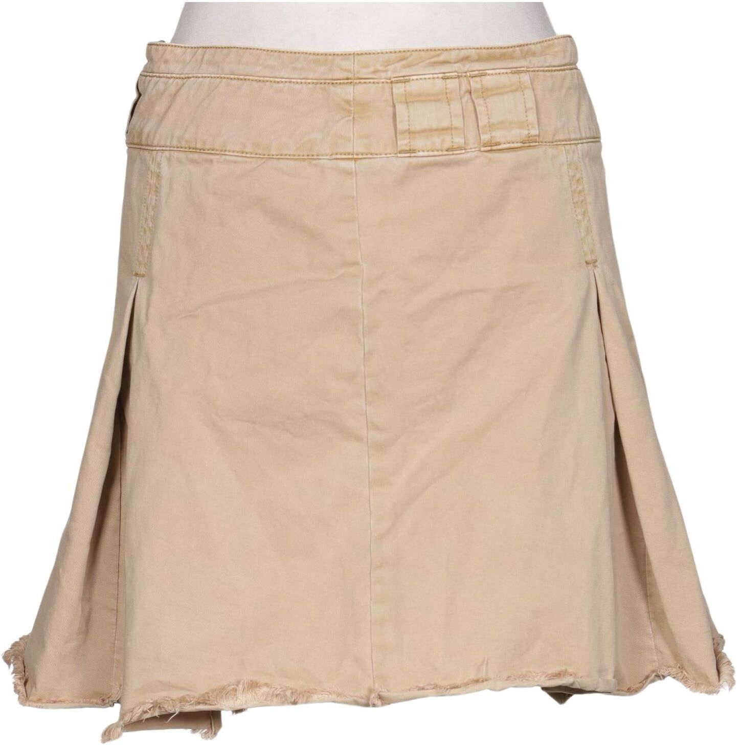 Free People Damen Rock, Beige, Gr. XL (US 12), Baumwolle - Second Hand