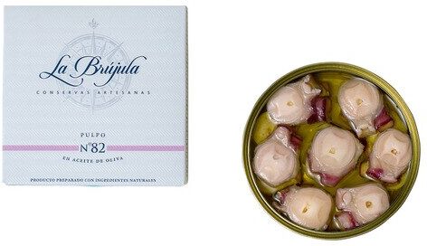 La Brújula Pulpo en aceite de oliva Nº 82 .