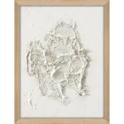 Gemälde WHITE BEACH (BHT 32,80x42,80x2,80 cm) - BHT 32,80x42,80x2,80 cm
