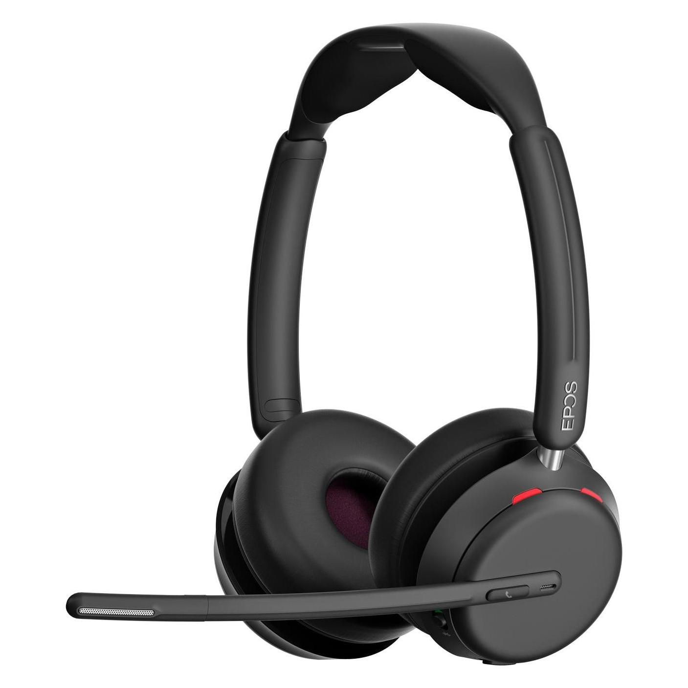 EPOS IMPACT 1061 Stereo Bluetooth Headset inkl. kontaktlose Ladestation (Charging Stand) (Kabellos, USB-C, Google Meet, Zoom) (1001135)