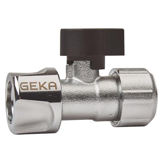 Karasto Stecksystem Kugelhahn GEKA plus Messing verchromt Schlauchgrösse 13 mm (13 mm) (46.0851)