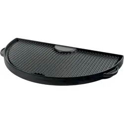 Grill Guru halbe Gusseisen-Plancha geriffelt Large 42 cm