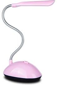 Uplift Picks Mini LED Desk Lamp AAA Battery Powered Flexible Study Light pink