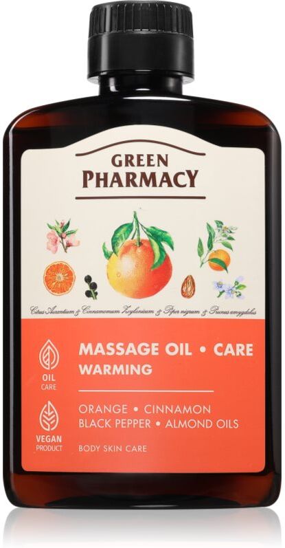 Green Pharmacy Essential oils of Orange Massage Oil huile de massage chauffante 200 ml