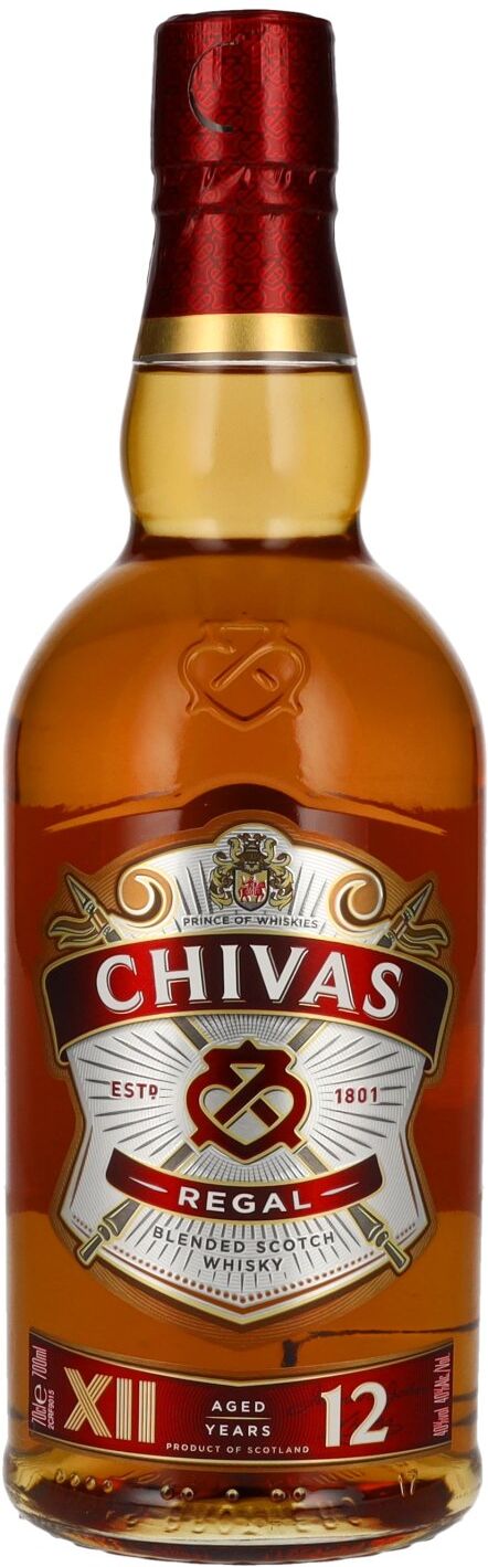 Chivas Brothers Chivas Regal 12 Years Old Blended Scotch Whisky 40% Vol. 0,7l